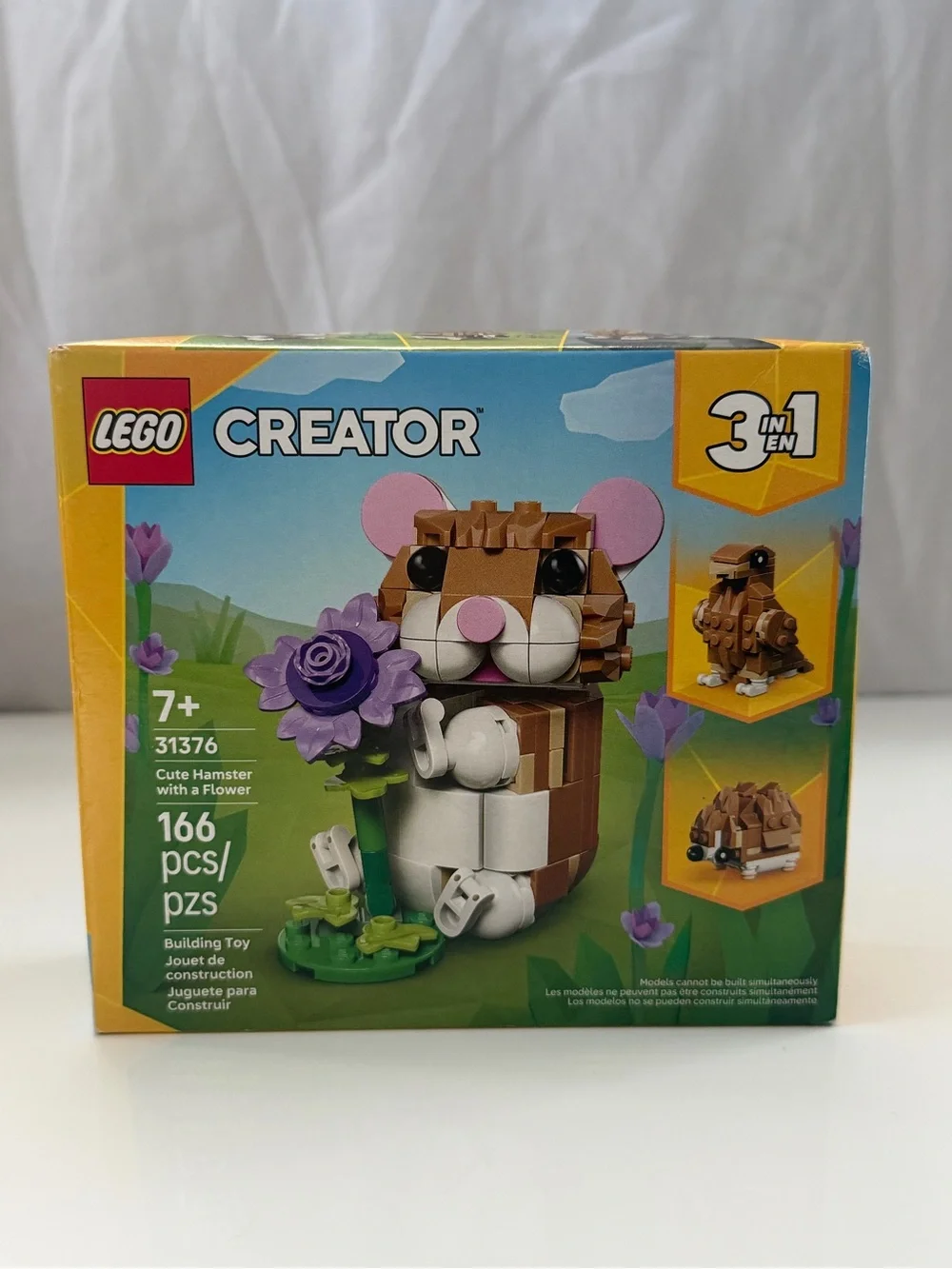 Lego Creator 3 in 1 Cute Hamster with Flower